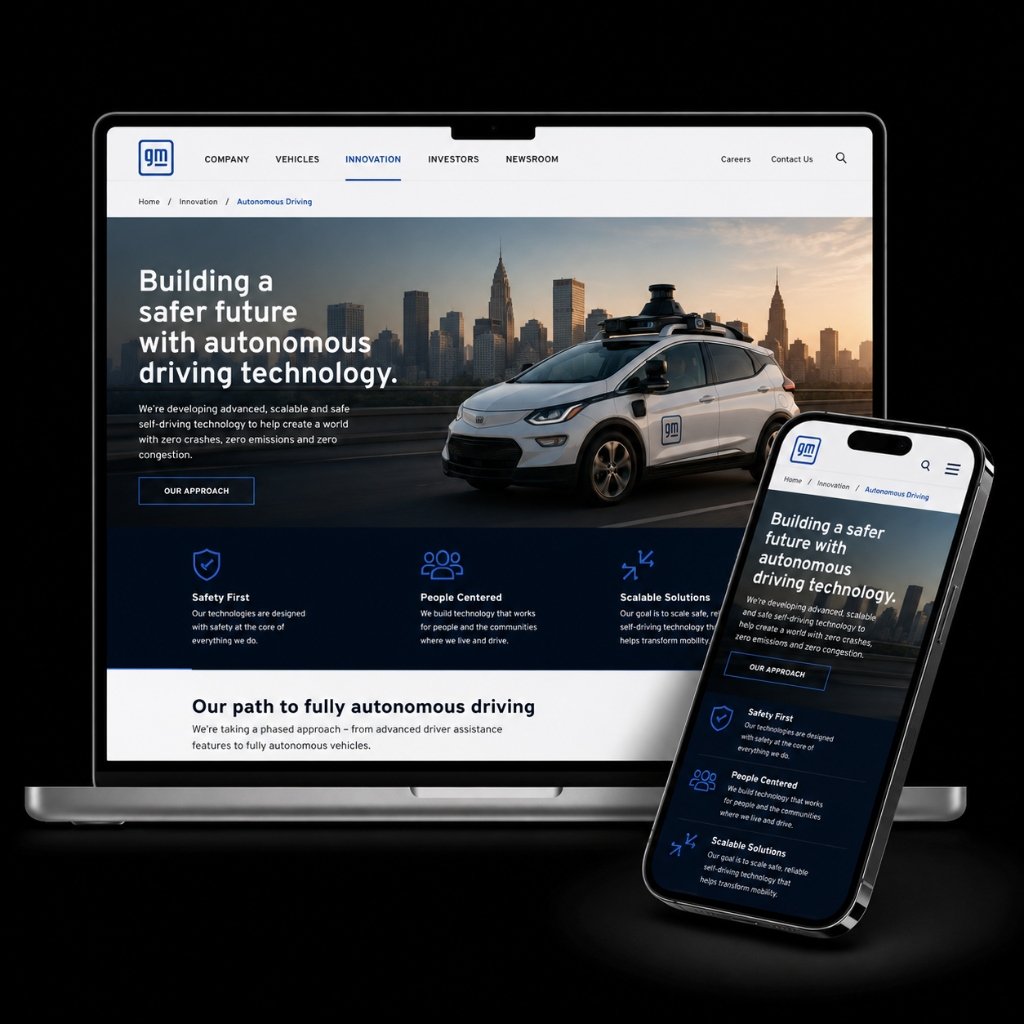 GM AUTONOMOUS DRIVING